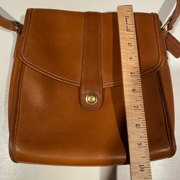 Coach Vintage Brown‎ Leather Crossbody Bag - Picture 13 of 15